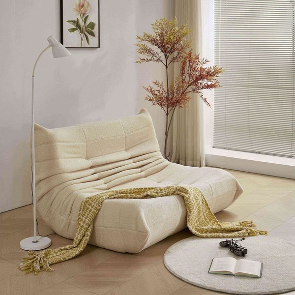 STILVORA Sitzsack Doppelter-Relaxsessel Indoor-Lazy Sofa mit Hochelastischer Schwamm