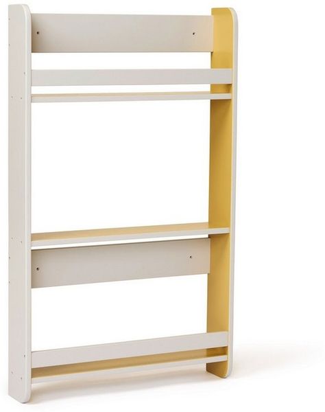 Kids Concept - Book Display - Grey/Mustard - 100x60x12 cm