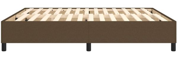 Boxspringbett Dunkelbraun 180x200 cm Stoff [3120881] Bild 6