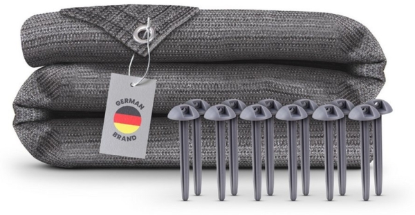 Bestlivings Outdoorteppich Garten / Camping Teppich, Vorzeltteppich, Camping Matte mit Ösen inkl. 12 Kunststoff Heringe