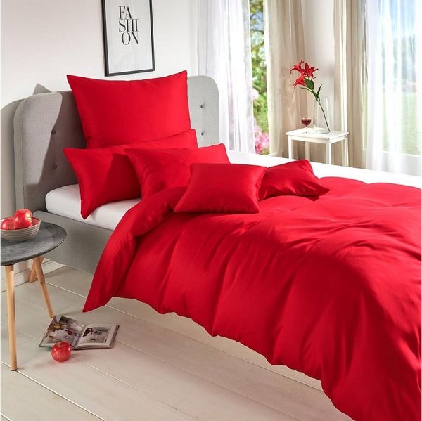 TRAUMSCHLAF Bettwäsche Uni Tencel™ Lyocell, Lyocell, 2 teilig, glatte Oberfläche und super angenehmes weiches Hautgefühl