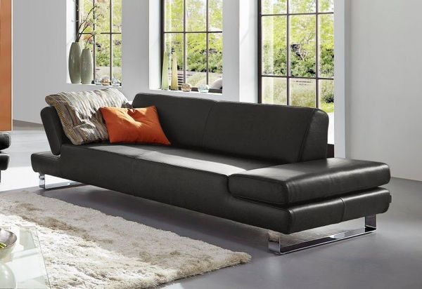 W.SCHILLIG 3-Sitzer taboo Designsofa mit hohem Sitzkomfort, mit Übertiefe, inklusive Armlehnenverstellung