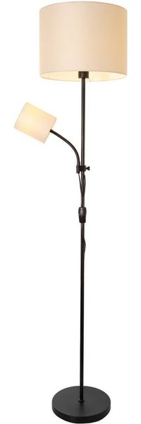 OTTO home Stehlampe, Stehleuchte 160 cm Ø 35 x 25 cm E27 Leseleuchte Ø 12 x 11,5 cm E14