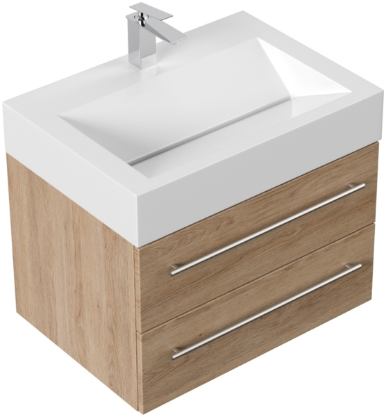 Badmöbel Design 700 eiche hell : Eiche hell