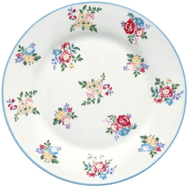 Greengate Frühstücksteller Elena Frühstücksteller petit white 20,2cm