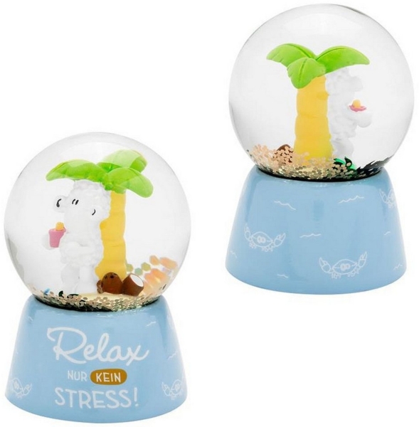 Sheepworld Traumkugel Glitzerkugel Schneekugel Geschenk RELAX 074125