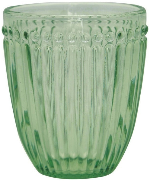Greengate Wasserglas Alice Pale Green GLAWATAALI3906