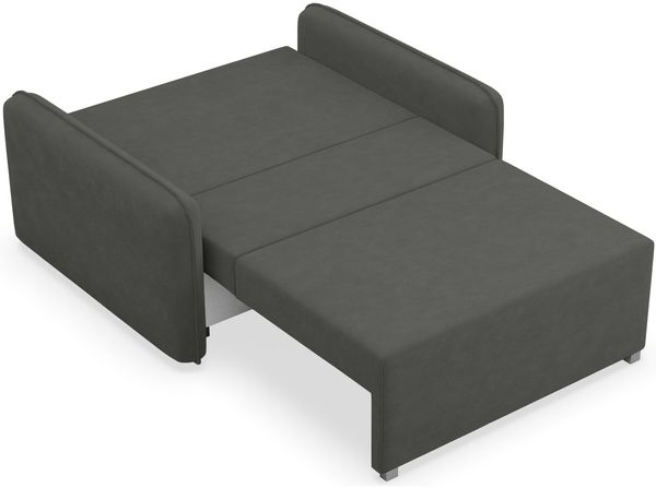 Selsey 'Duelia' Schlafsofa 2-Sitzer mit Bettkasten, Chenille hydrophob, Graphitgrau Bild 8
