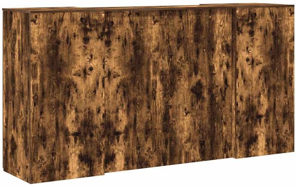 vidaXL Empfangstheke Räuchereiche 200x50x103,5 cm Holzwerkstoff 3324182 Bild 11