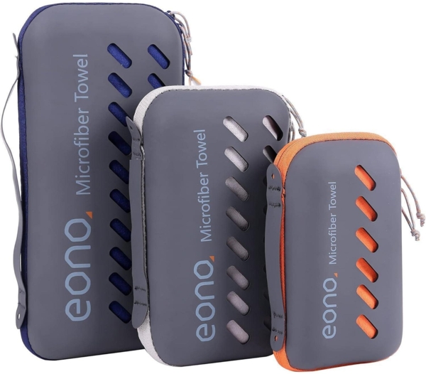 Mikrofaser Handtuch Set 8 Farben kompakt leicht schnelltrocknend