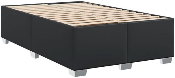 vidaXL Boxspringbett mit Matratze Schwarz 120x190 cm Stoff 3292722 Bild 8