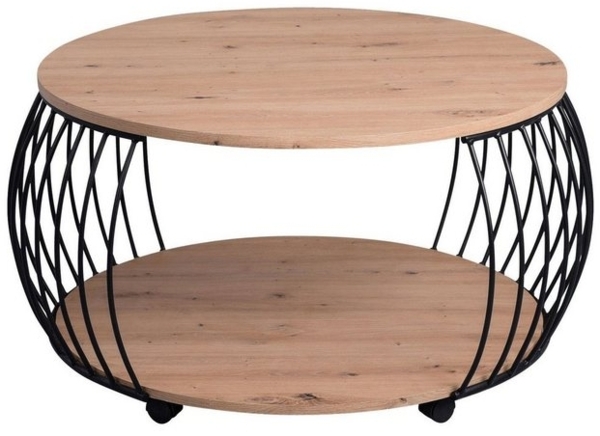 Couchtisch Peru / Peking 2, Schwarz, Holzfarben Bild 4