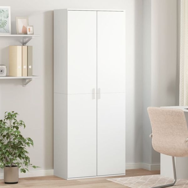 vidaXL Highboard Weiß 70x35x180 cm Holzwerkstoff 3276658