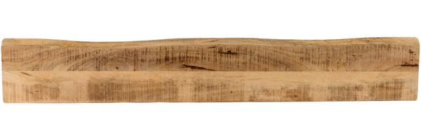 Steckboard mit Baumkante Wandregal Mango rough lackiert 100 x 20 Amanda 159472367 Bild 4