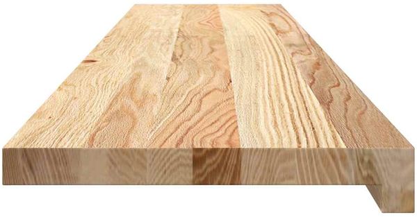 vidaXL Fensterbänke 2 Stk. Unbehandelt 120x25x2 cm Massivholz Eiche 4009106 Bild 5