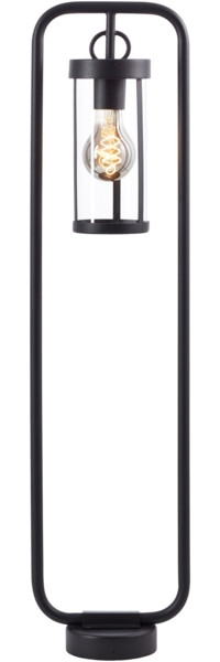 Brilliant AG Leuchten 44293-06 Sidney Außenstandleuchte 85cm schwarz transparent IP44