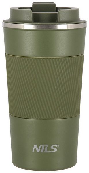 Nils Thermobecher To-Go Becher Grün für heiße und kalte Getränke 510ml
