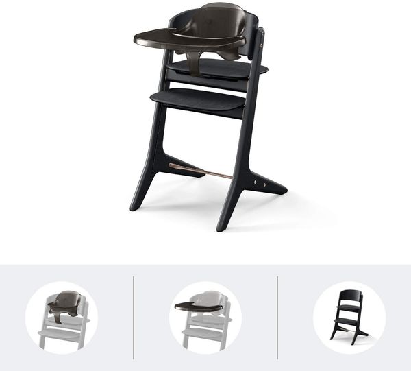 Cybex Hochstuhl - Lemo Platinum 3-in-1 Set - Black