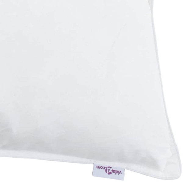 vidaXL Kopfkissen mit Kissen Weiß 50 x 50 cm Feder 42007677 Bild 7