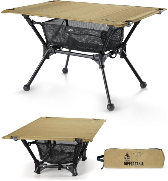 OneTigris Dipper faltbar Campingtisch klappbar Ultraleicht 60x40x37 cm