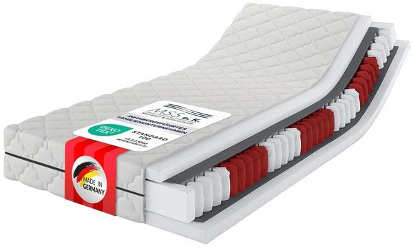 MSS 7 Zonen TTFK-Matratze MedicPlus 180x220x21 cm H5