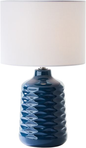 Brilliant AG Leuchten 94569-73 Ilysa Tischleuchte 42cm blau weiß