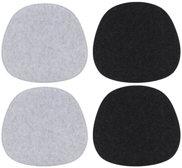 Youyijia Stuhlkissen Set of 4 Chair Cushions Felt Seat Cushion37 x 40 cm