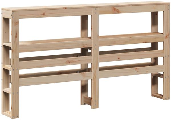 vidaXL Massivholzbett ohne Matratze 140x190 cm Kiefernholz 3305792 Bild 8