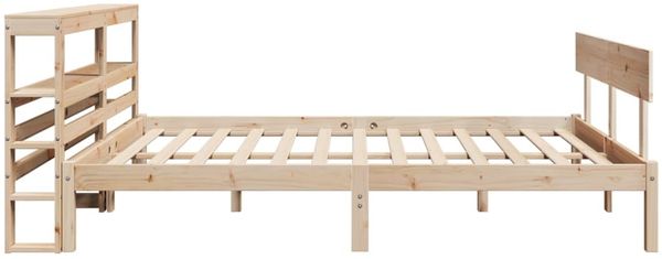 vidaXL Massivholzbett ohne Matratze 140x190 cm Kiefernholz 3305792 Bild 5