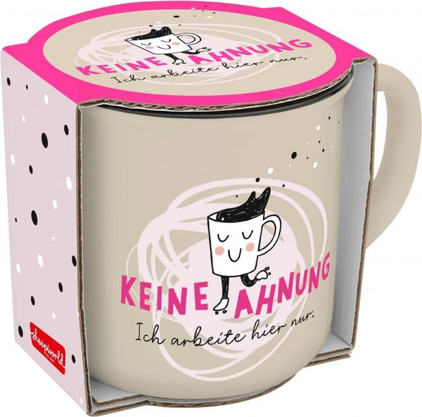 Tasse Lieblings-Becher Tee Kaffeetasse 35cl Geschenk Sheepworld AHNUNG 74836