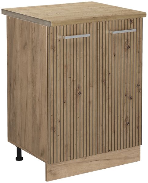 Küchenunterschrank R-Line Artisan-Eiche 60 cm , AP Eiche Vicco