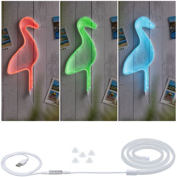 Paulmann No. 70557 Neon Colorflex USB Strip 1m 5W RGB mit USB-Anschluss