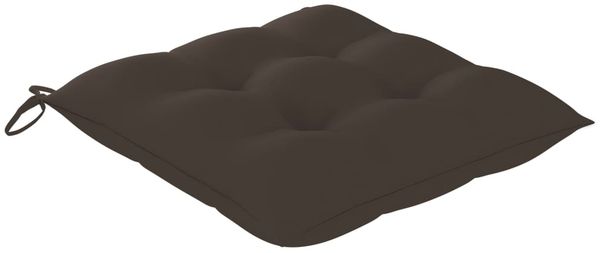 vidaXL Gartenstühle 2 Stk. mit Taupe Kissen Massivholz Teak 3062456 Bild 8