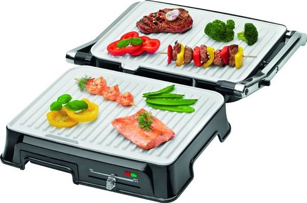 Clatronic elektrischer Kontaktgrill 180 Grad KG 3571