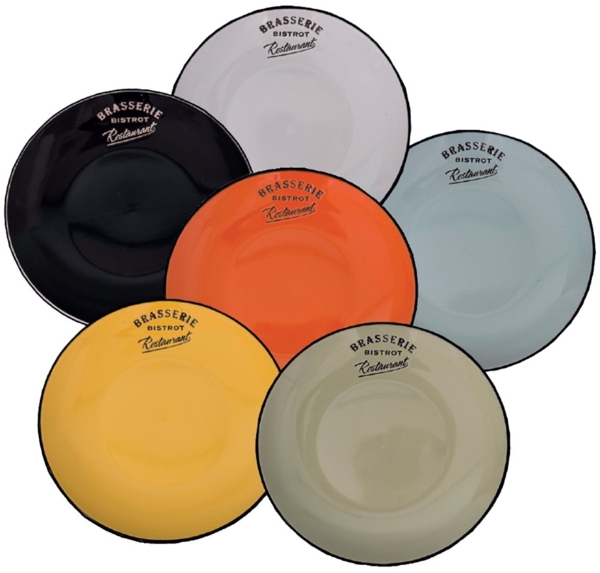 6er Set Speiseteller Teller Bistro Keramik 27cm Antic Line SEB15189