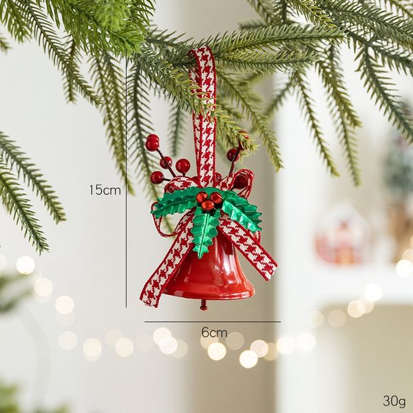 ABC Weihnachtsdekoration, für Weihnachten, rot, Textil, 8 x 15 x 8 cm