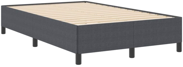 vidaXL Bettgestell Dunkelgrau 120 x 200 cm Cordstoff 42006963