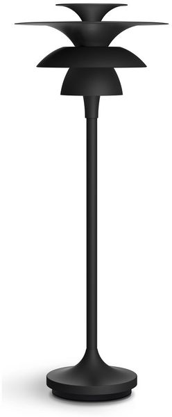 BELID Leuchten 4296007 Tischleuchte Picasso Schwarz G4 46cm
