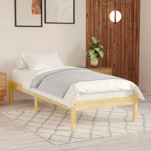 vidaXL Massivholzbett 90x190 cm 809982