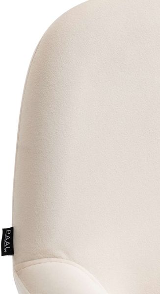 Barhocker DUBLIN - Creme, Samt, Chrom Barhocker mit Lehne Barstuhl Tresenhocker Tresenstuhl Kneipenhocker Kneipenstuhl Bild 3
