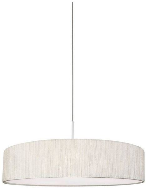 Licht-Erlebnisse Pendelleuchte SELINA, ohne Leuchtmittel, Hängelampe Modern Weiß Metall Papier E27 wohnlich Esszimmer
