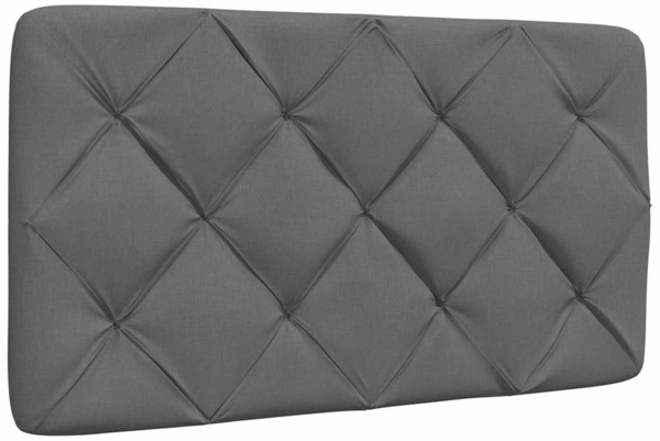 vidaXL Bettgestell ohne Matratze Dunkelgrau 80x200 cm Stoff 3310560 Bild 6