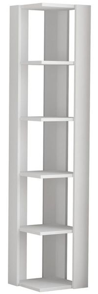 Decortie Eckregal Nati, Eck-Bücherregal, 34 x 34 x 161 cm