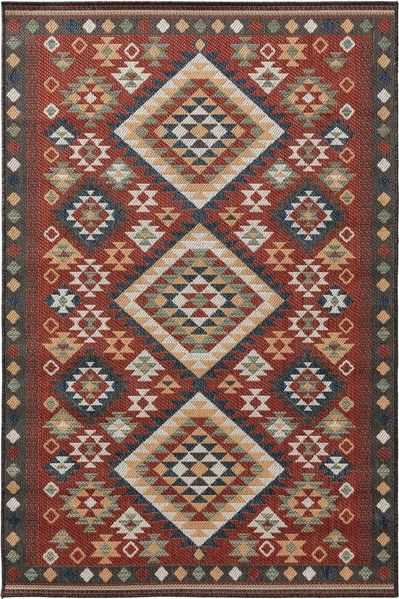 benuta Outdoorteppich Mirena, rechteckig, Höhe: 5 mm, Kunstfaser, Berber, Ethno-Style, Wohnzimmer
