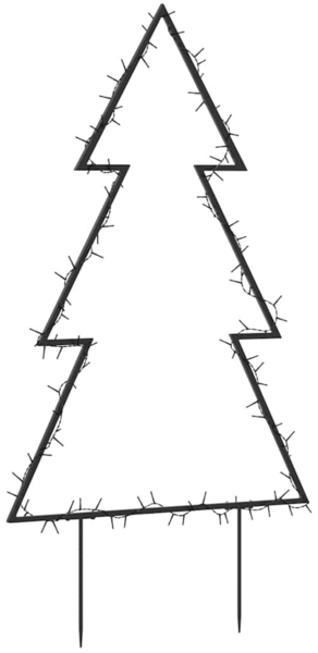 vidaXL Weihnachtsbaum mit Erdspießen und 115 LEDs 90 cm 357718 Bild 6