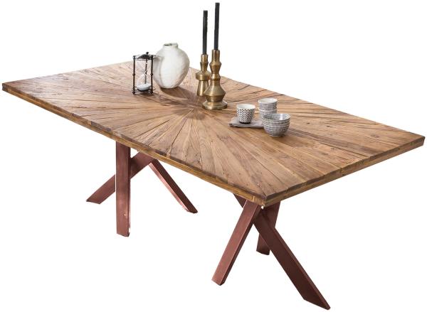 Tisch Tables & Co. Teak und Metall 240 x 100 x 77 cm