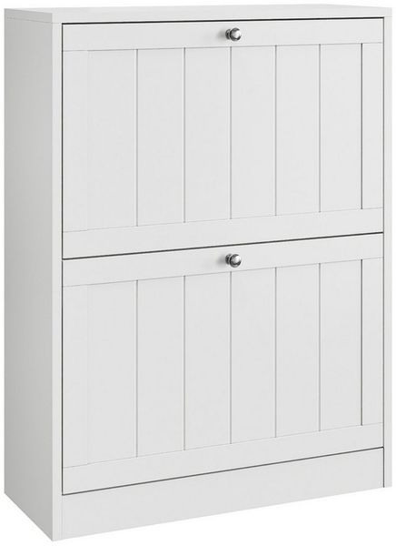 Fine Life Pro Vorratsschrank Schlanker Schuhschrank mit Klappdesign – Modern & Platzsparend