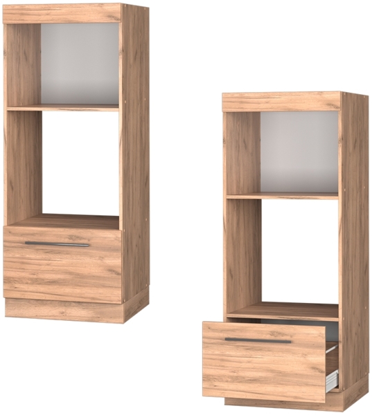 Mikrowellenschrank Fame-Line Goldkraft Eiche 60 cm Vicco Bild 5