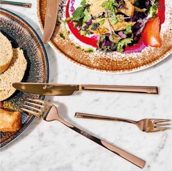 Paul Wirths VIVENDI Besteckset 30-teilig PVD kupfer hochglanzpoliert