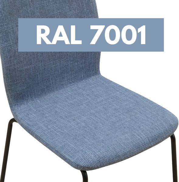 Albatros Esszimmerstühle 4er Set ENNA, blau - stapelbar, bequemer Polsterstuhl - Eleganter Küchenstuhl, Stuhl Esszimmer oder Esstisch Stuhl, Konferenzstuhl , Stückzahl:4, Farbe:Blau Bild 5